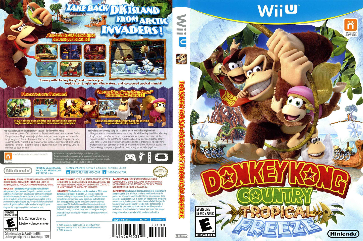 Donkey Kong Country Tropical Freeze Cover Art - WOI Solutions
