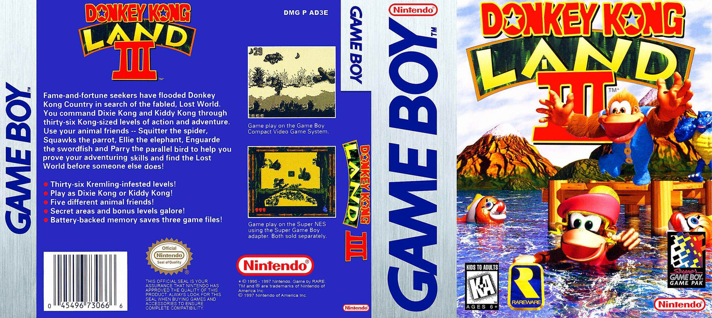 Donkey Kong Land III Cover Art - WOI Solutions
