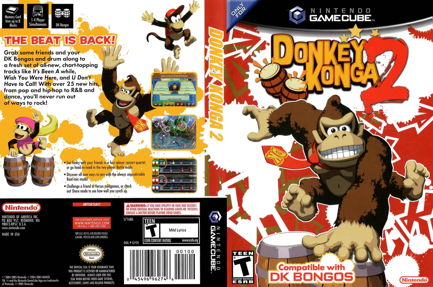 Donkey Konga 2 Cover Art - WOI Solutions