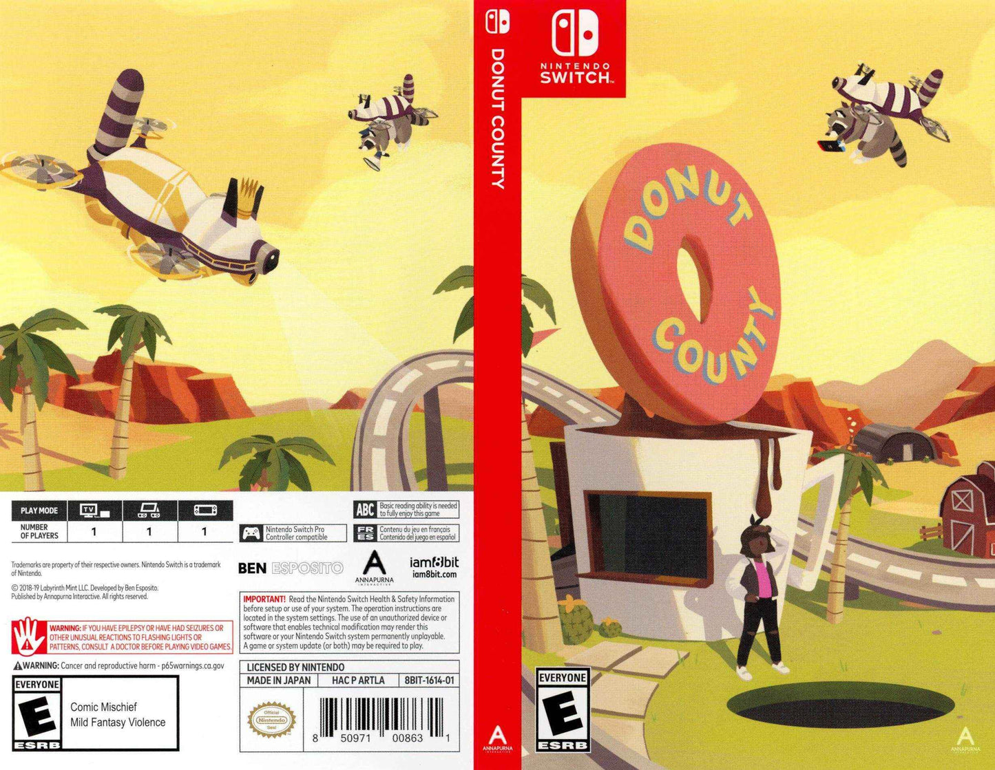 Donut County Cover Art - WOI Solutions