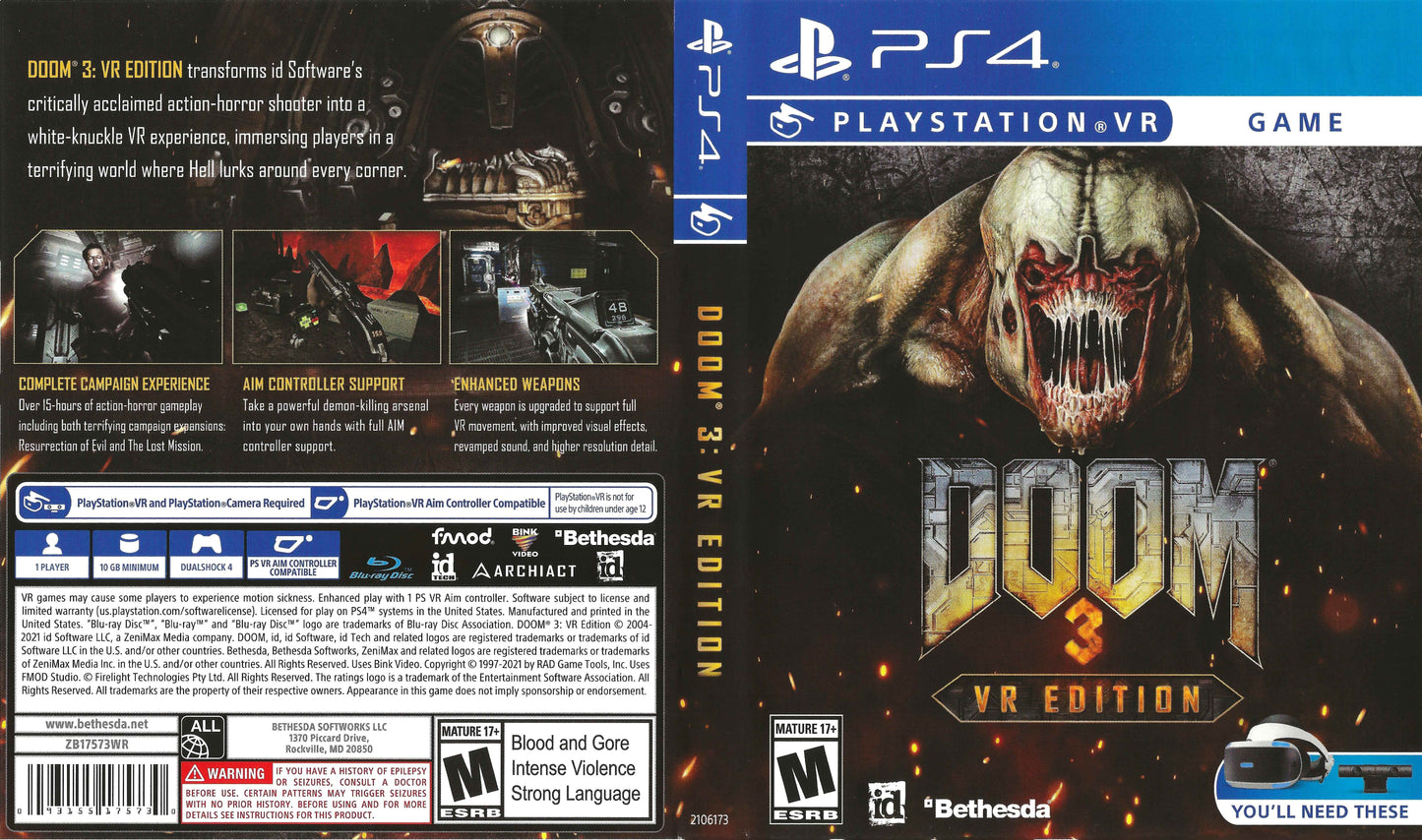 Doom 3 VR Edition Cover Art - WOI Solutions