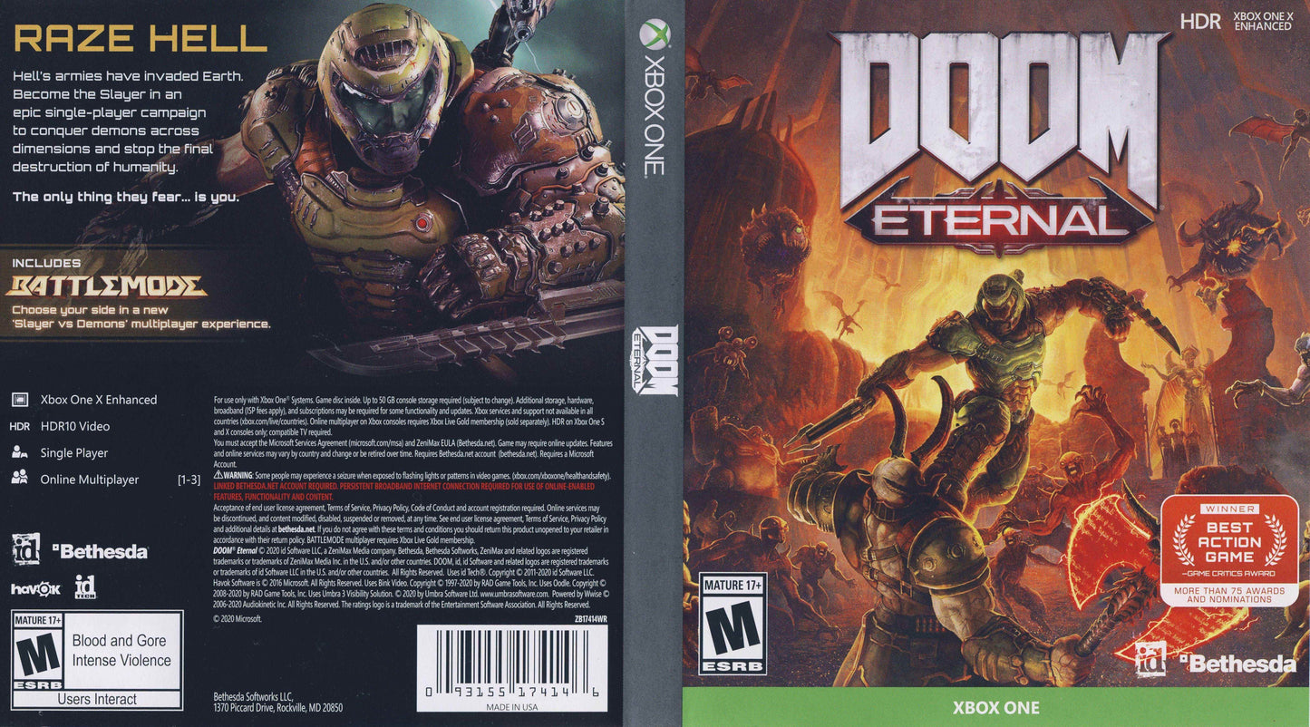 Doom Eternal Cover Art - WOI Solutions