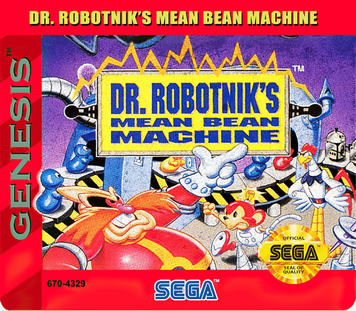 Dr. Robotnik's Mean Bean Machine Cover Art - WOI Solutions