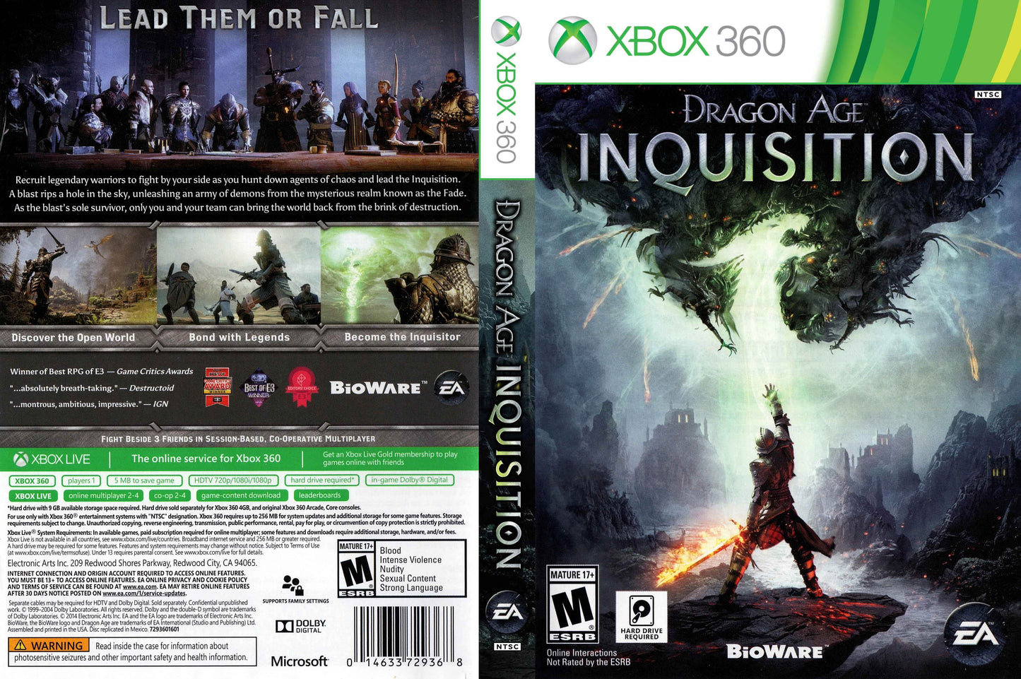 Dragon Age Inquisition Cover Art - WOI Solutions