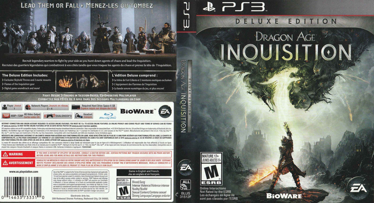 Dragon Age Inquisition Cover Art - WOI Solutions
