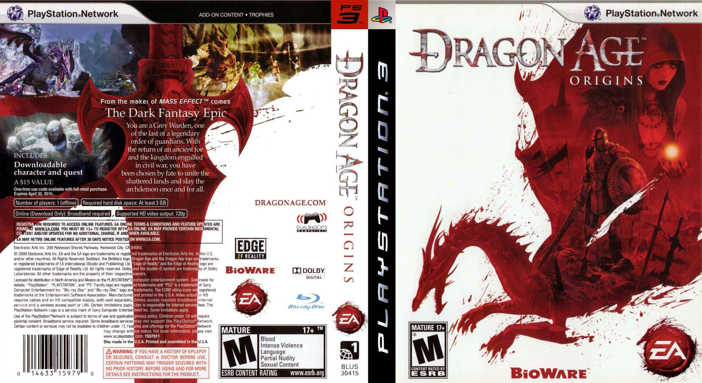 Dragon Age Origins Cover Art - WOI Solutions