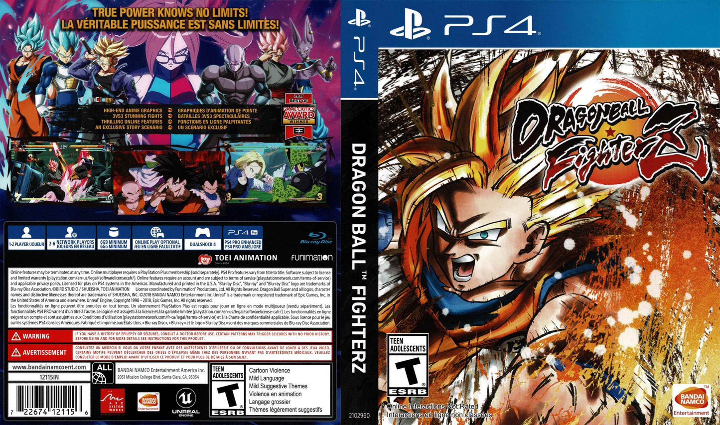 Dragon Ball FighterZ Cover Art - WOI Solutions