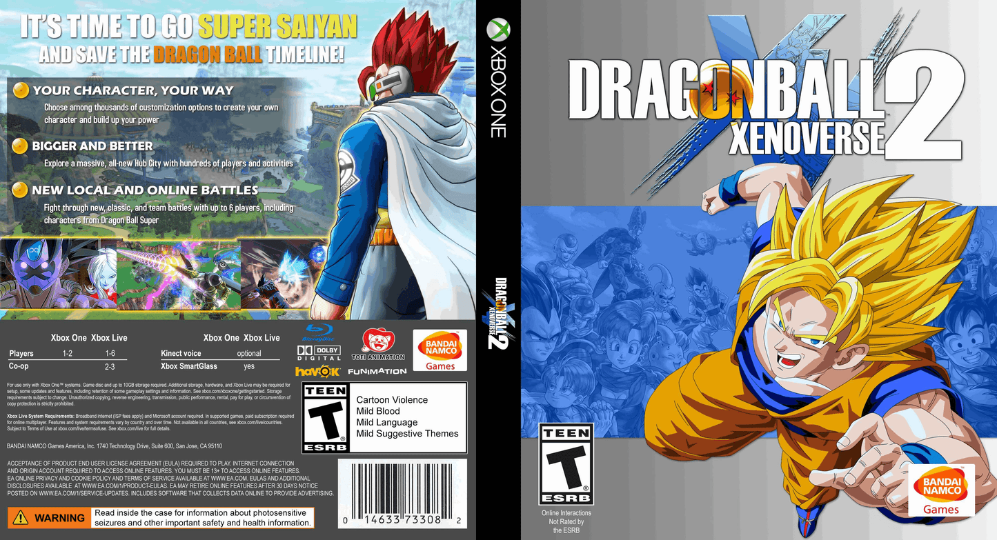 Dragon Ball Xenoverse 2 Cover Art - WOI Solutions