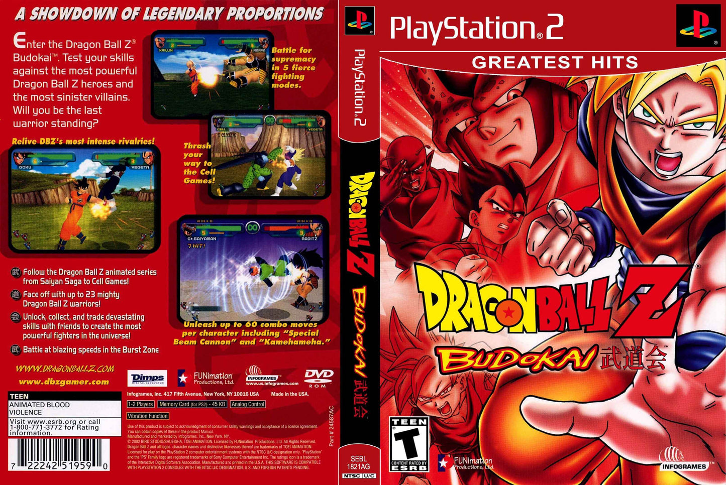 Dragon Ball Z Budokai Cover Art - WOI Solutions