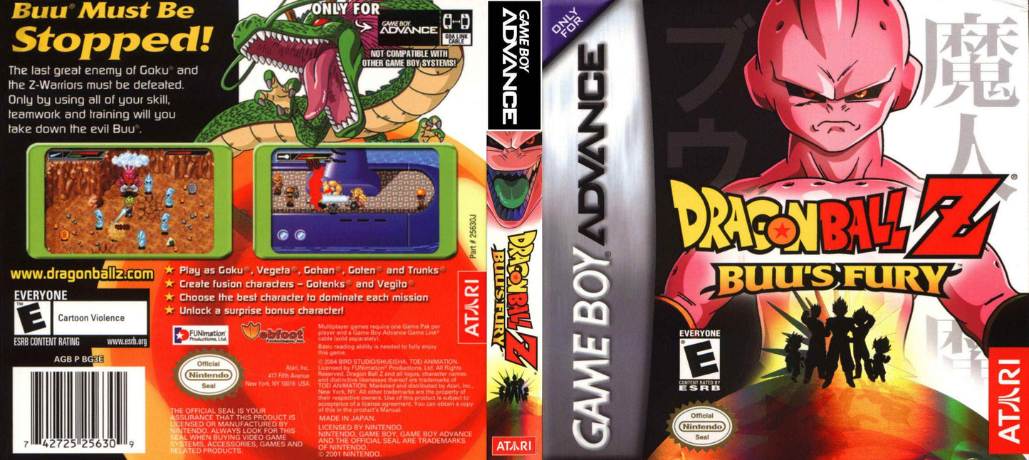 Dragon Ball Z Buu's Fury Cover Art - WOI Solutions