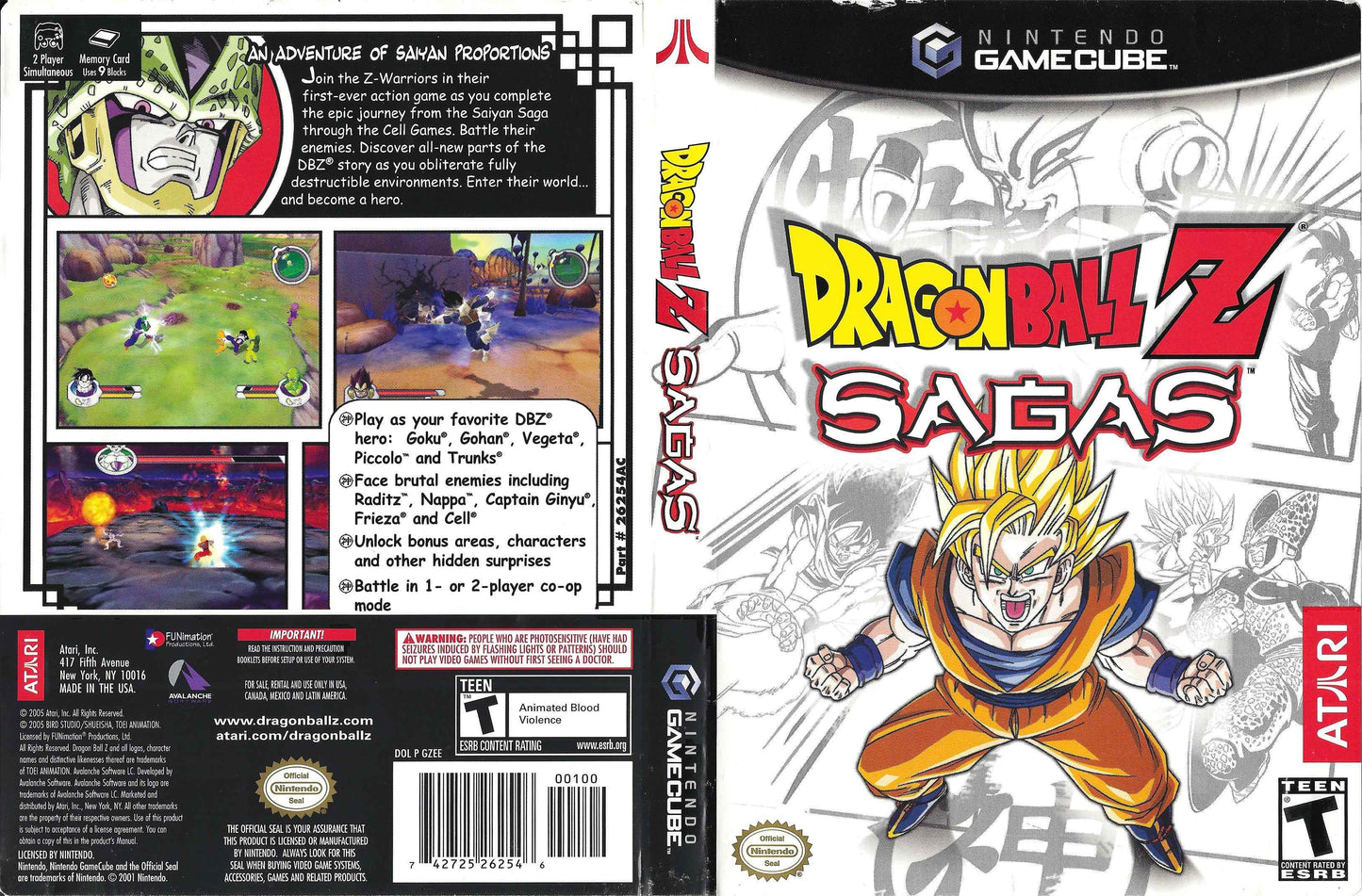 Dragon Ball Z Sagas Cover Art - WOI Solutions