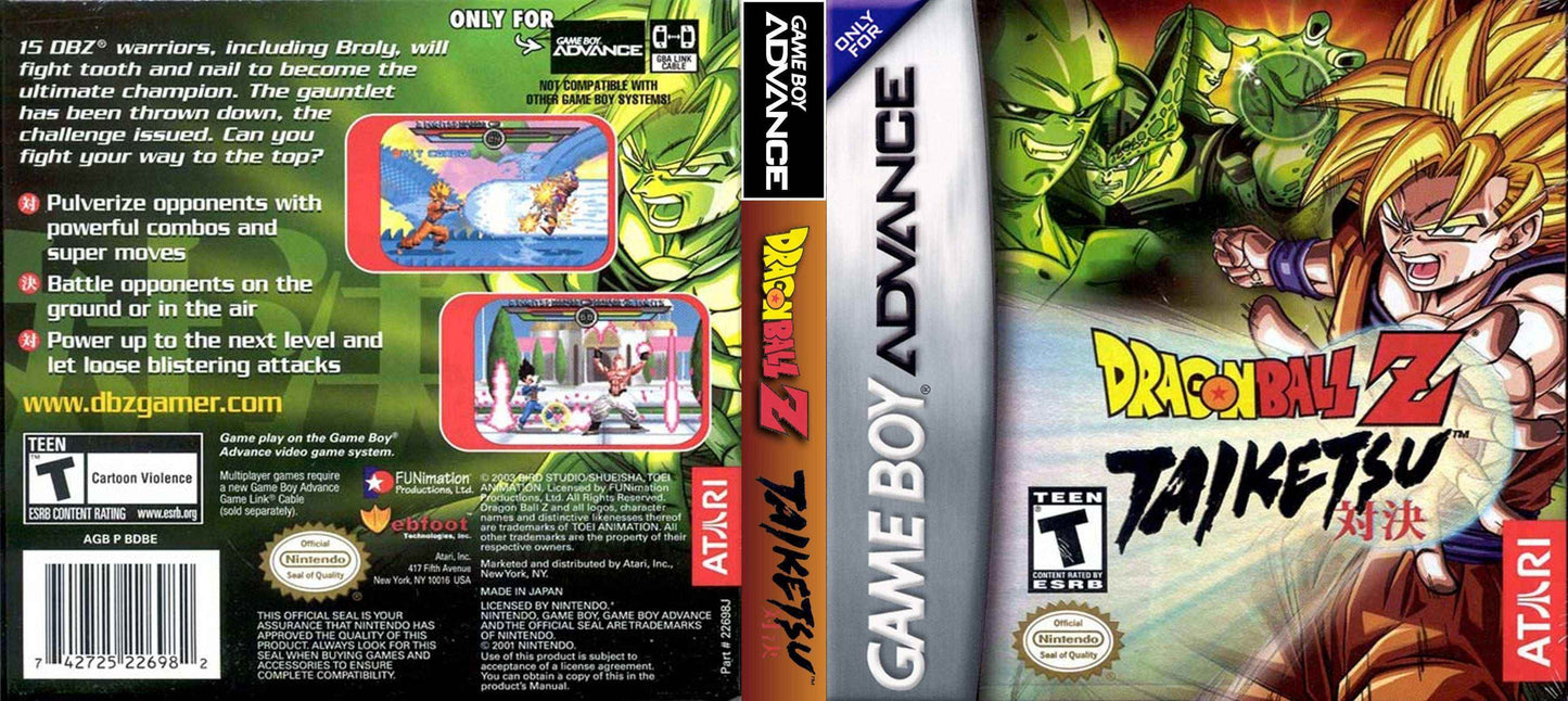 Dragon Ball Z Taiketsu Cover Art - WOI Solutions