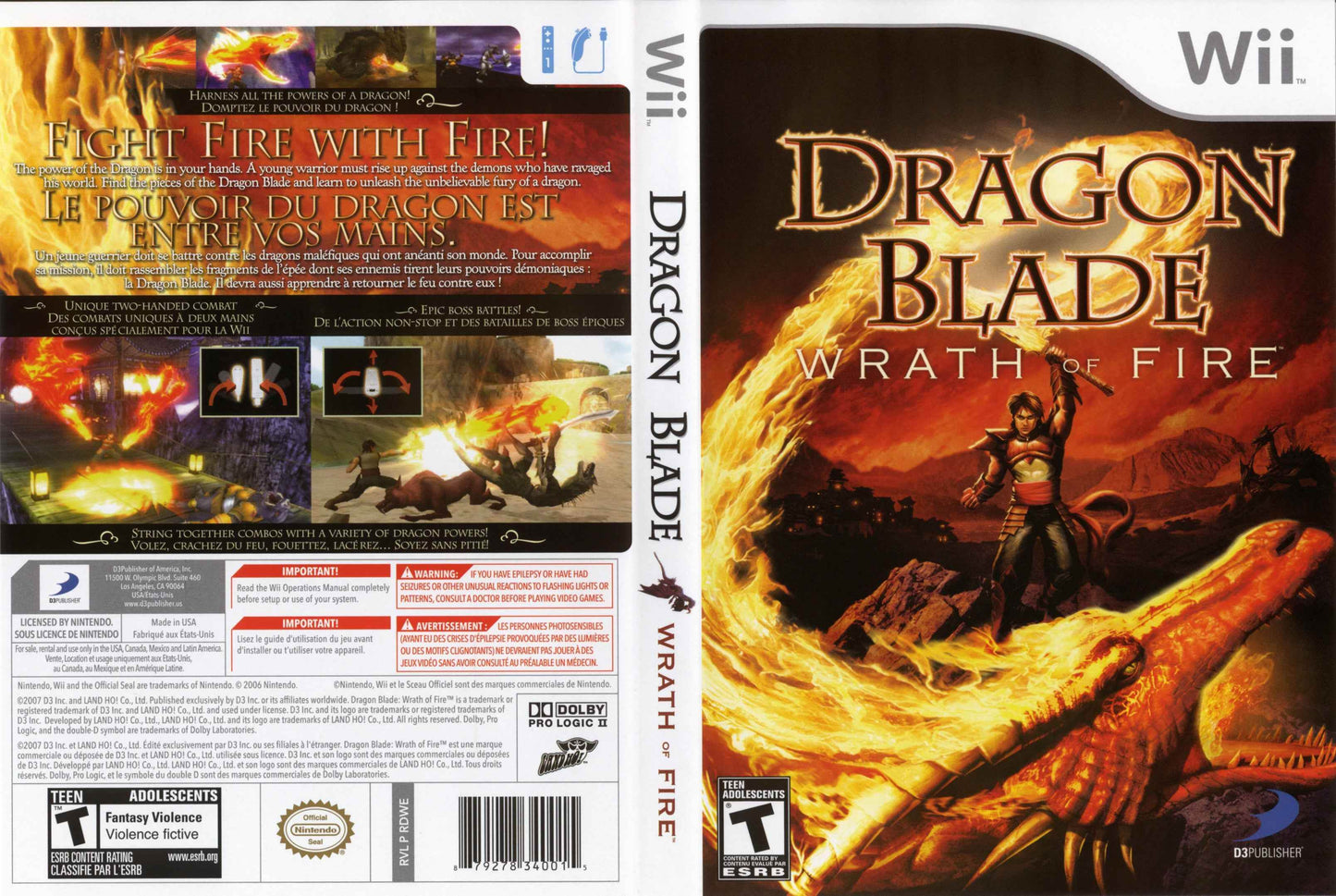 Dragon Blade Wrath of Fire Cover Art - WOI Solutions