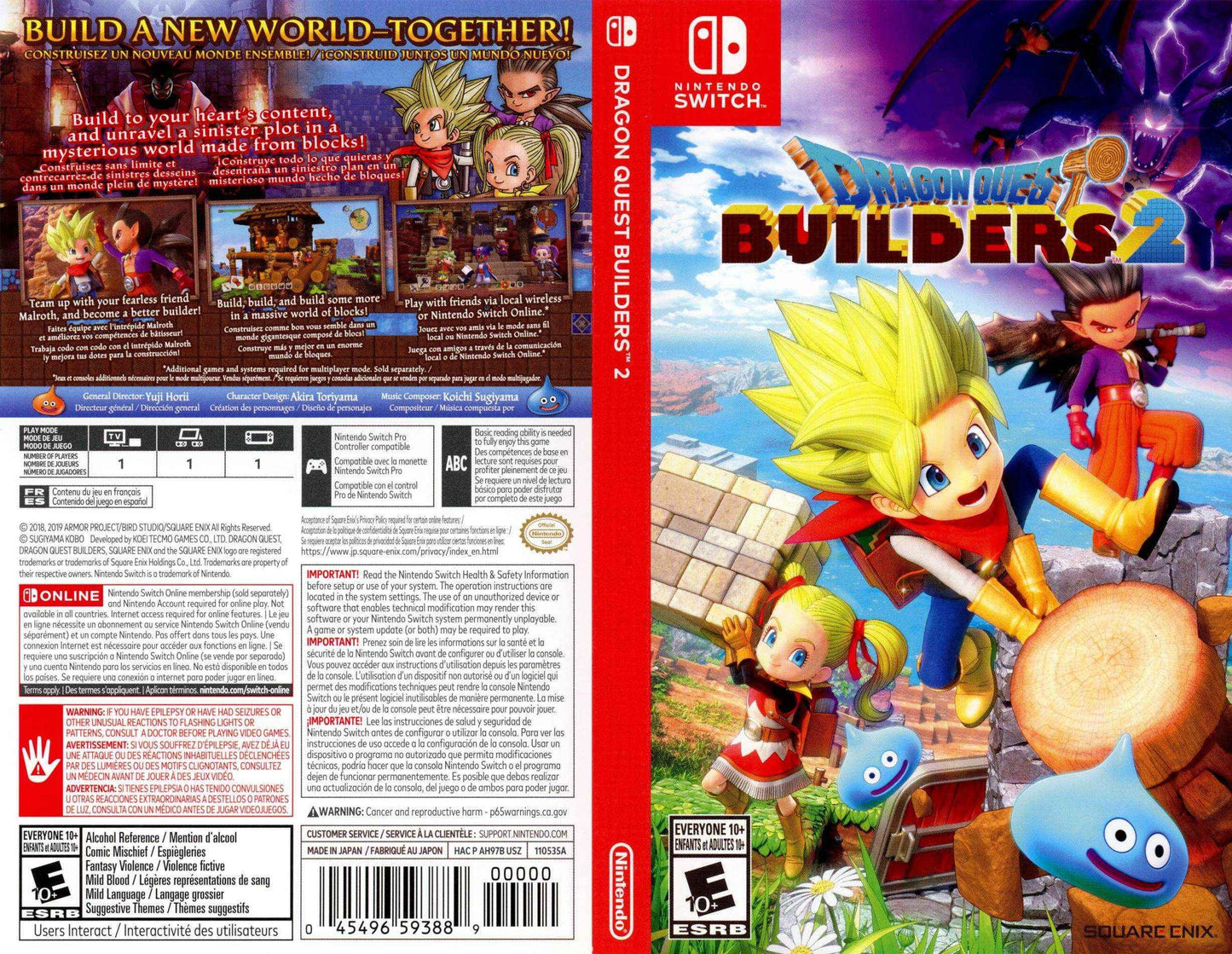 Dragon Quest Builders 2 Cover Art - WOI Solutions