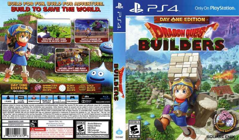 Dragon Quest Builders Day One Edition Cover Art - WOI Solutions