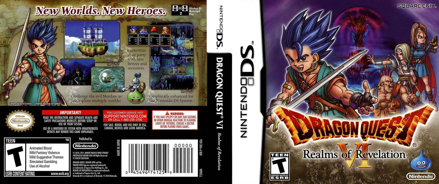 Dragon Quest VI Realms of Revelation Cover Art - WOI Solutions