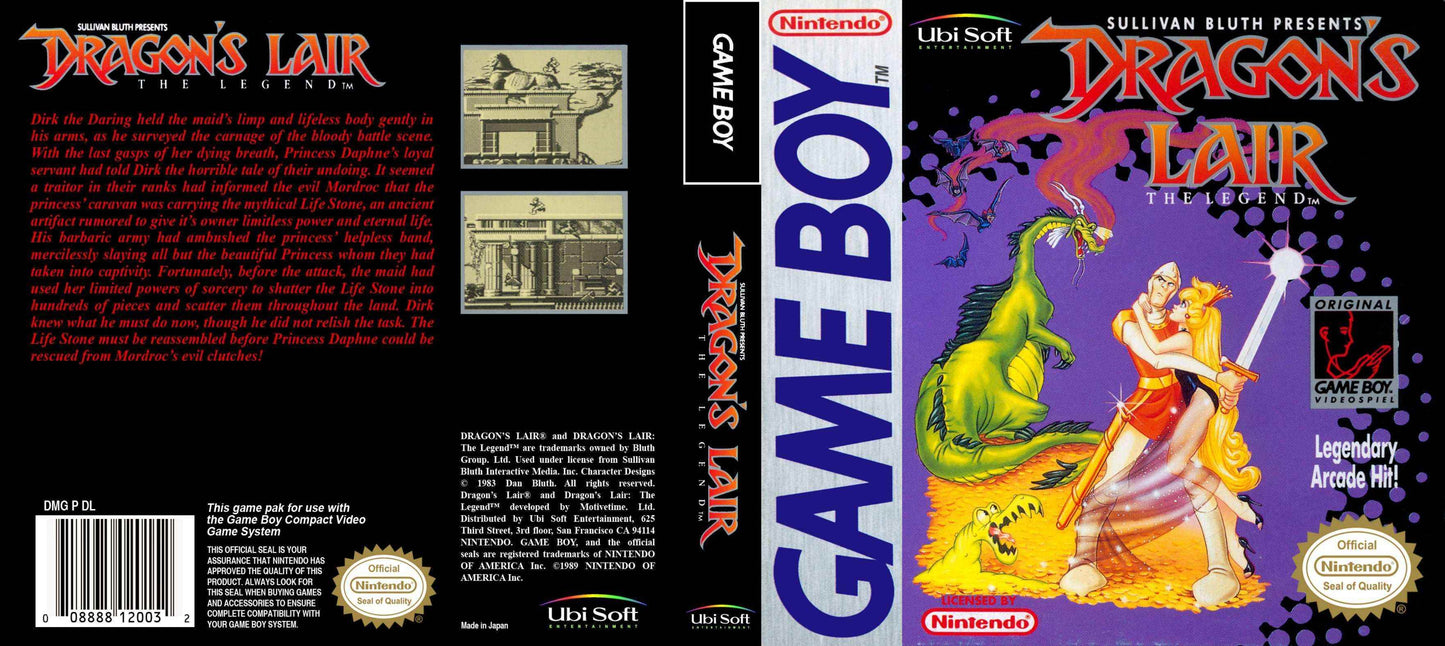 Dragon's Lair The Legend Cover Art - WOI Solutions