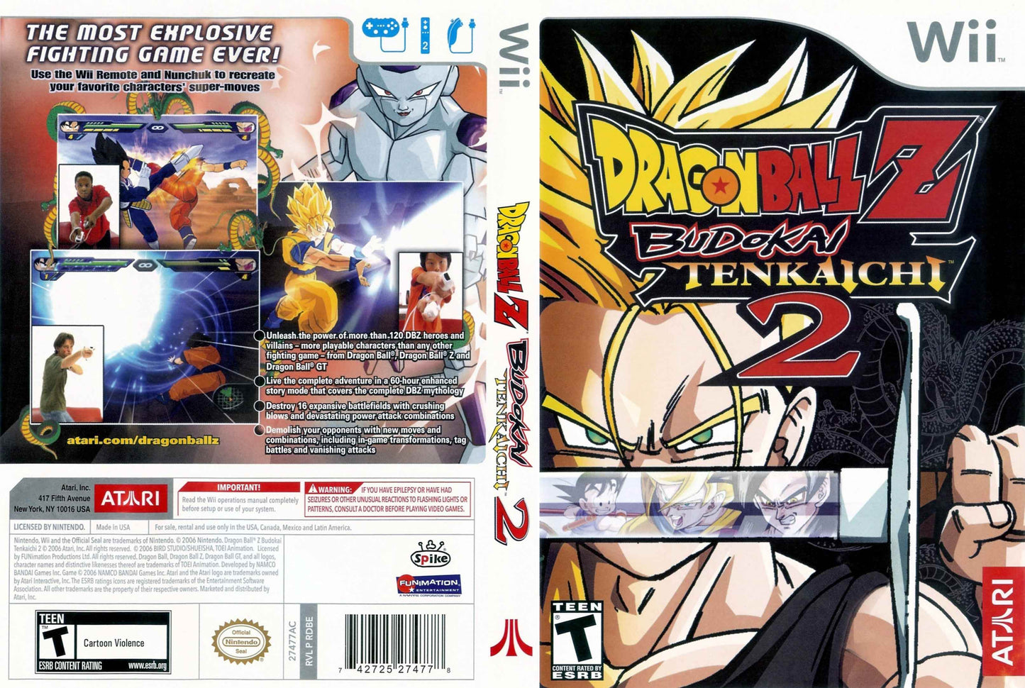 Dragonball Z Budokai Tenkaichi 2 Cover Art - WOI Solutions