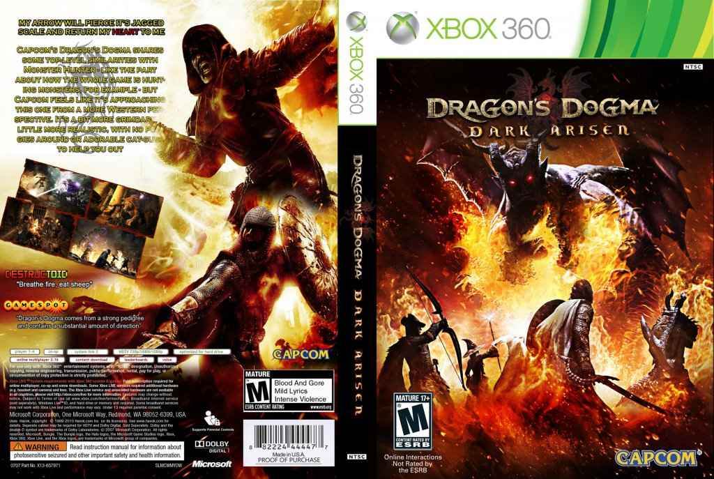 Dragons Dogma Dark Arisen Cover Art - WOI Solutions