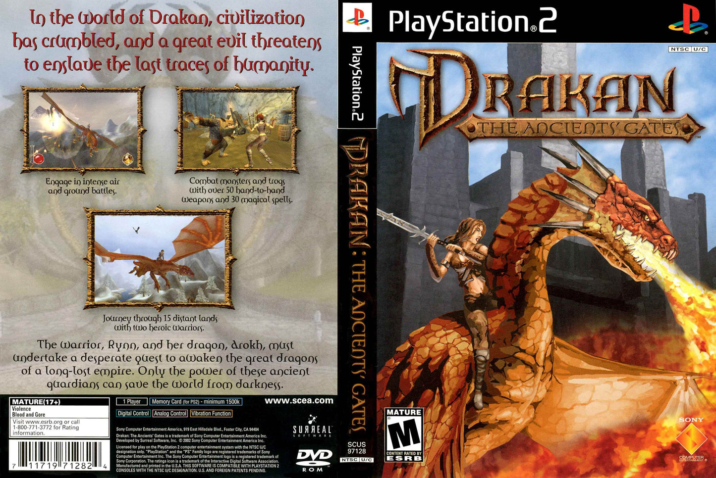 Drakan - The Ancients' Gates Cover Art - WOI Solutions