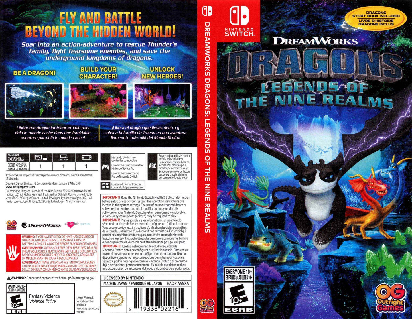 DreamWorks Dragons Legends of the Nine Realms Cover Art - WOI Solutions