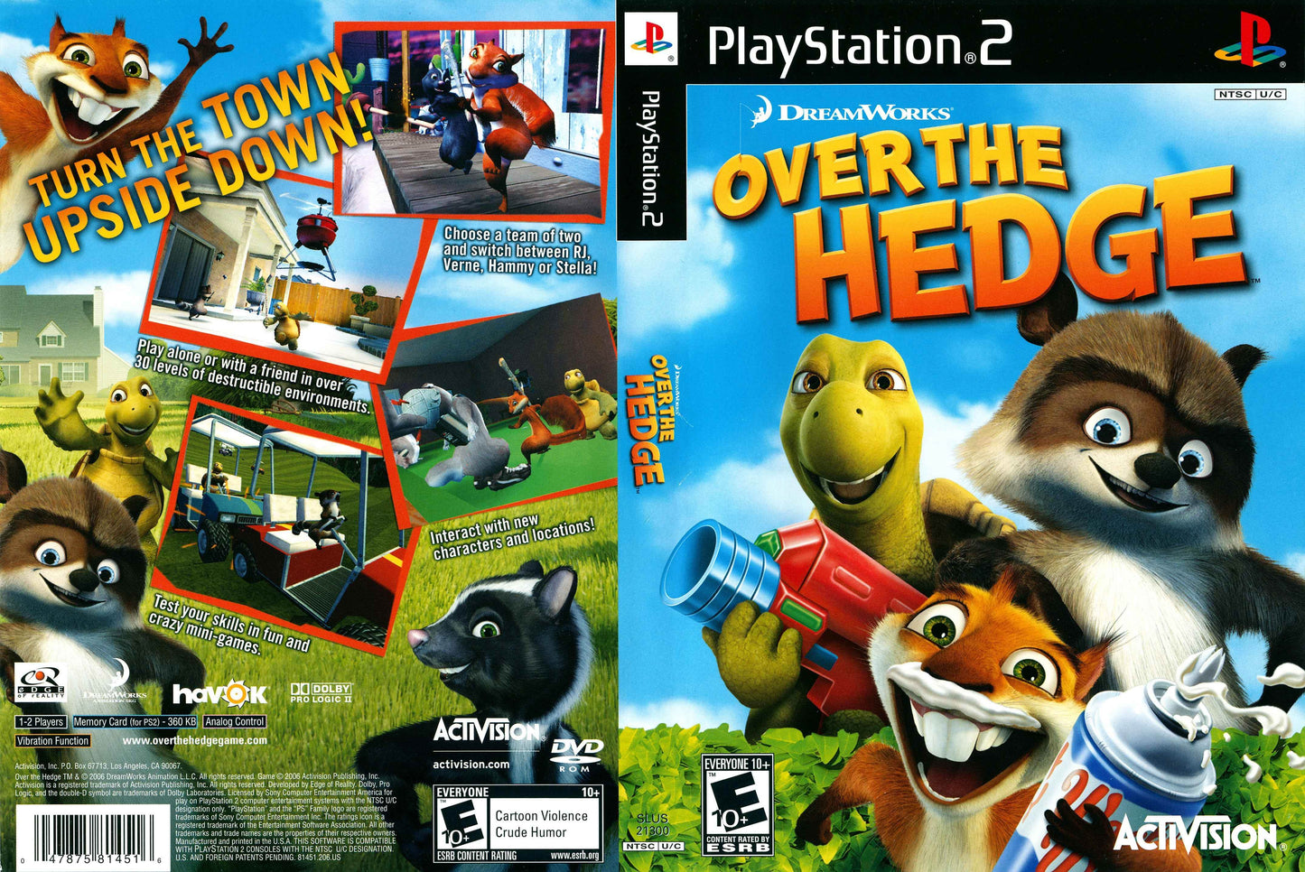 DreamWorks Over the Hedge Cover Art - WOI Solutions