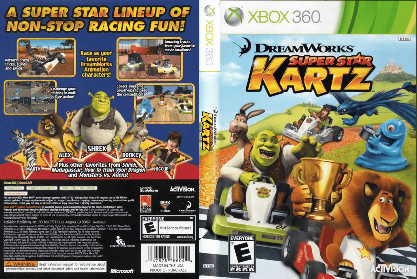 Dreamworks Super Star Kartz Cover Art - WOI Solutions