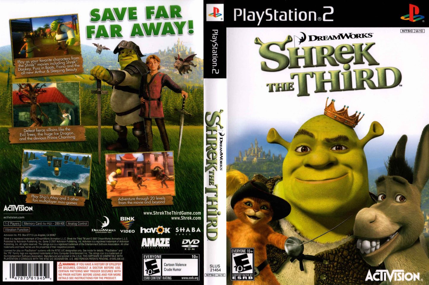 Dreamworks' Shrek the Third Cover Art - WOI Solutions