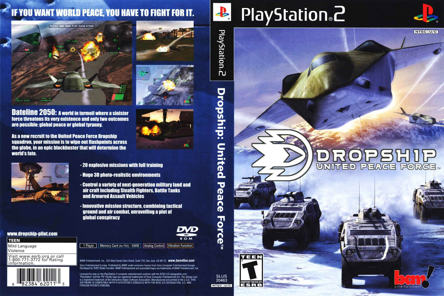 Dropship United Peace Force Cover Art - WOI Solutions