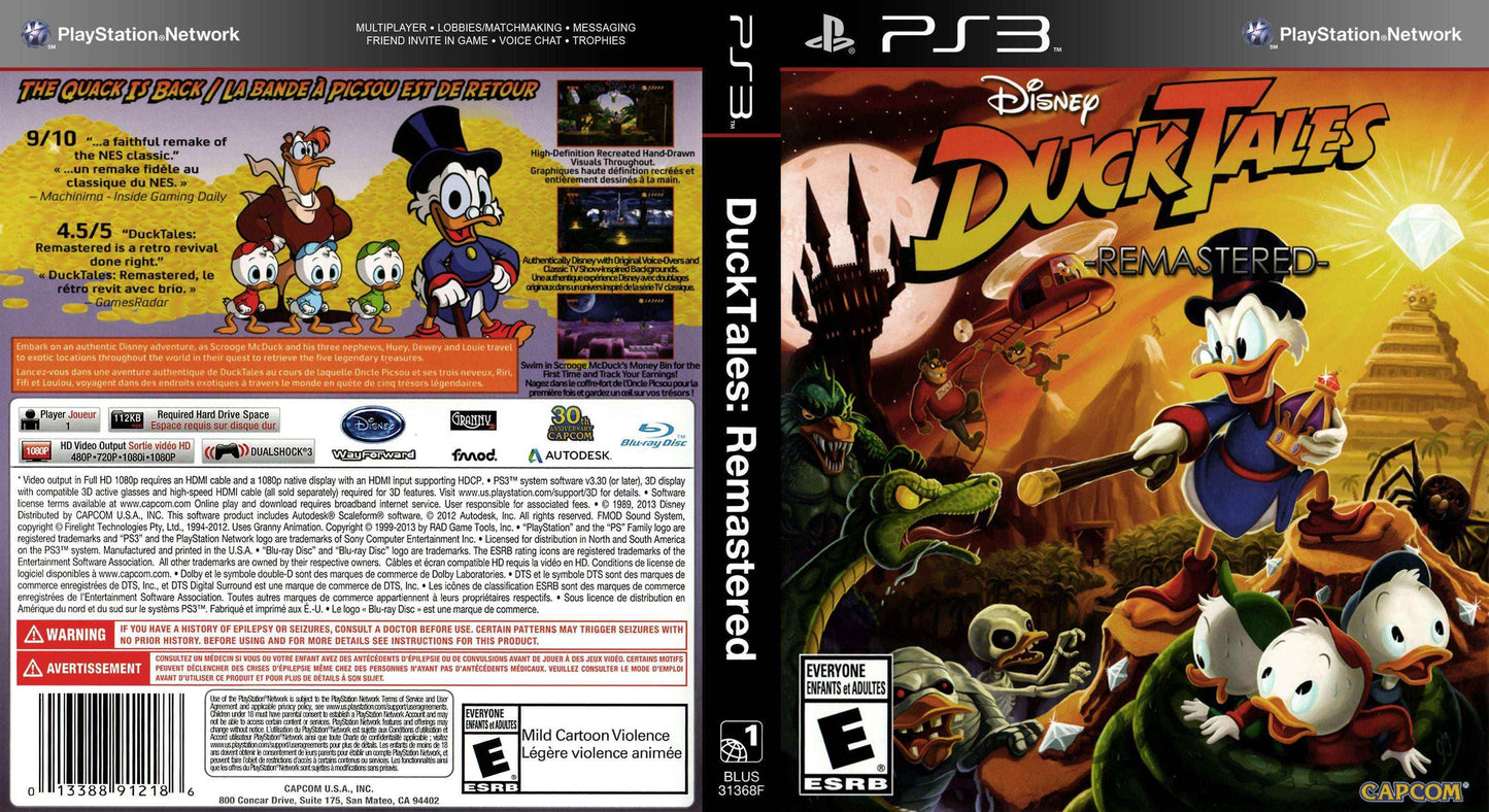 DuckTales Remastered Cover Art - WOI Solutions