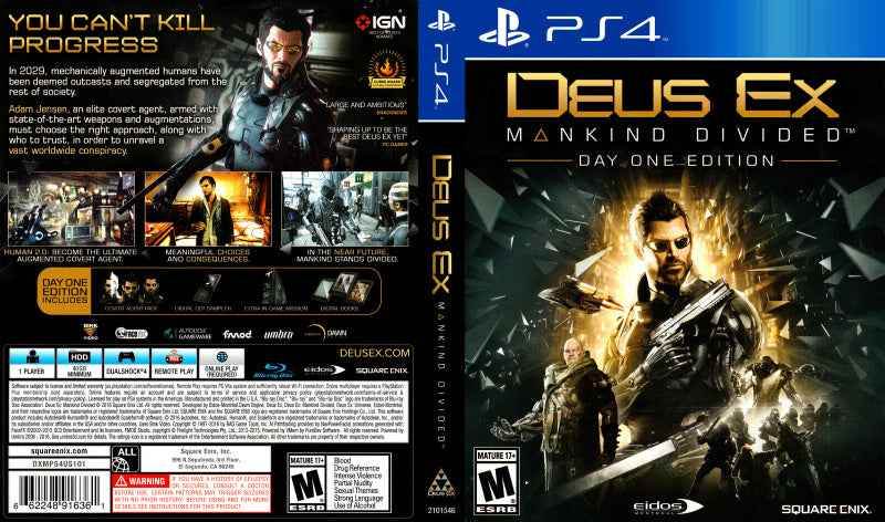 Dues Ex - Mankind Divided Cover Art - WOI Solutions