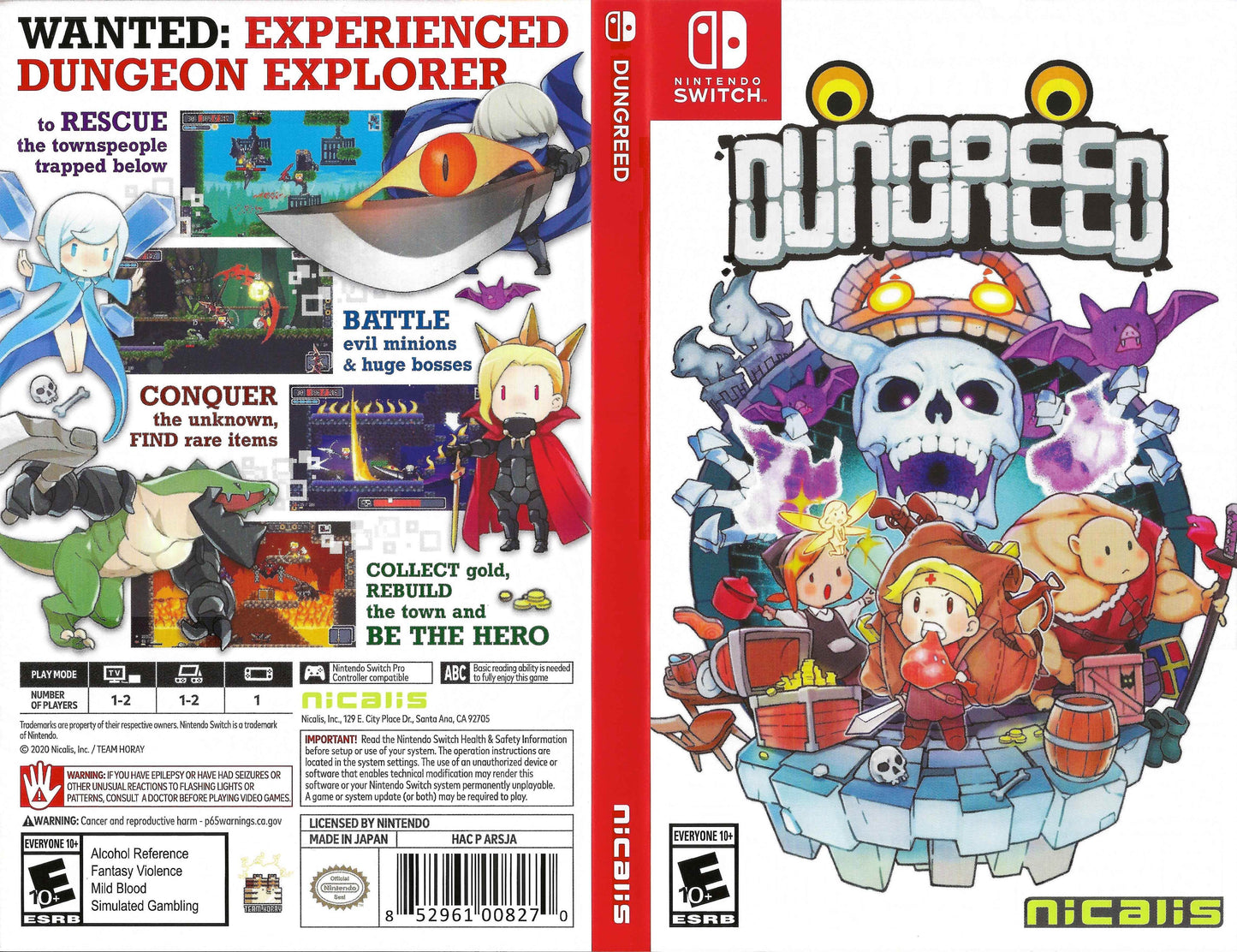 Dungreed Cover Art - WOI Solutions