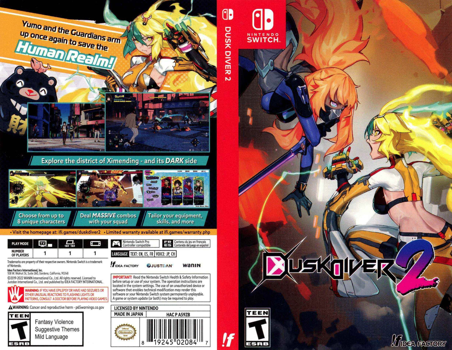 Dusk Diver 2 Cover Art - WOI Solutions