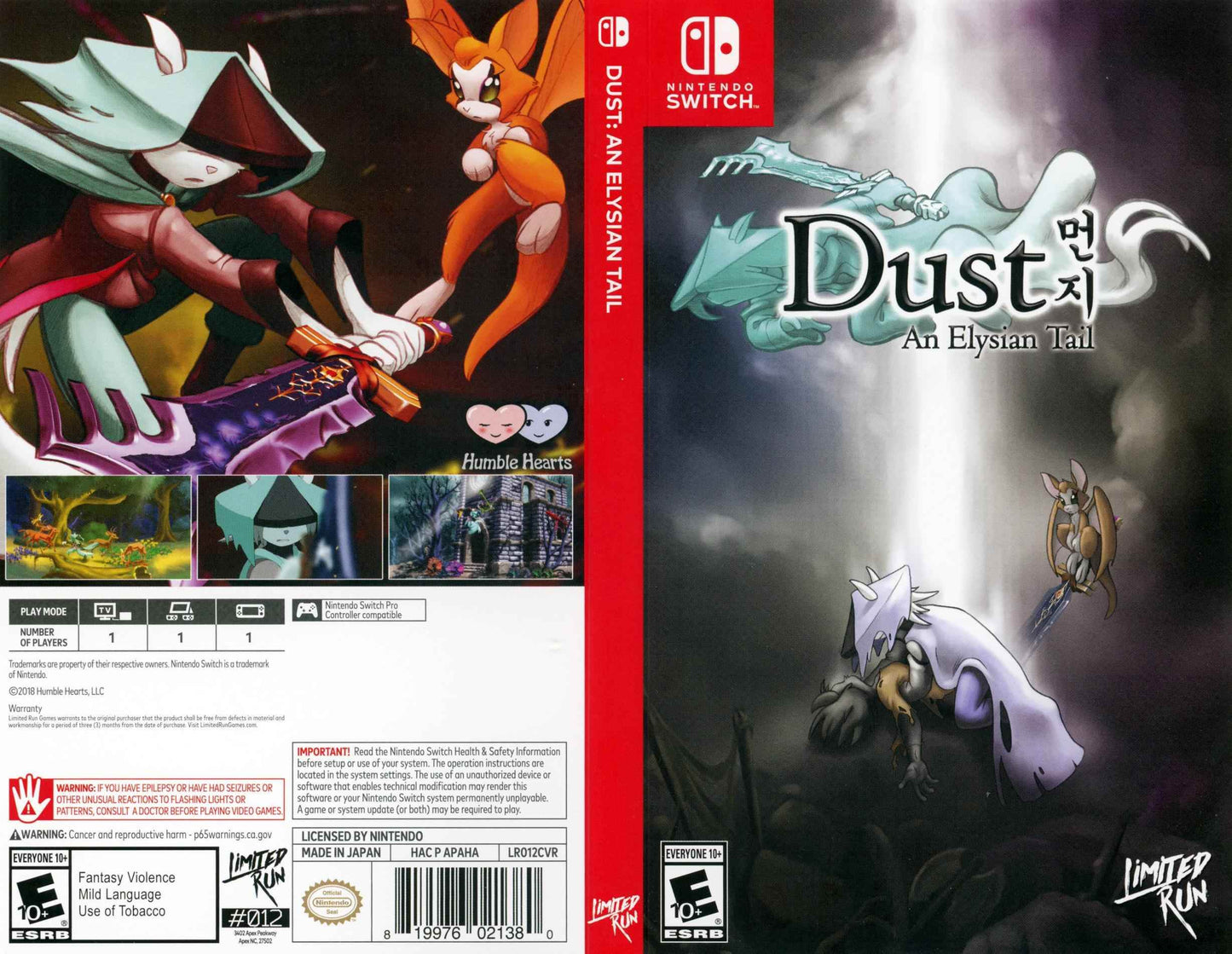 Dust An Elysian Tail Cover Art - WOI Solutions