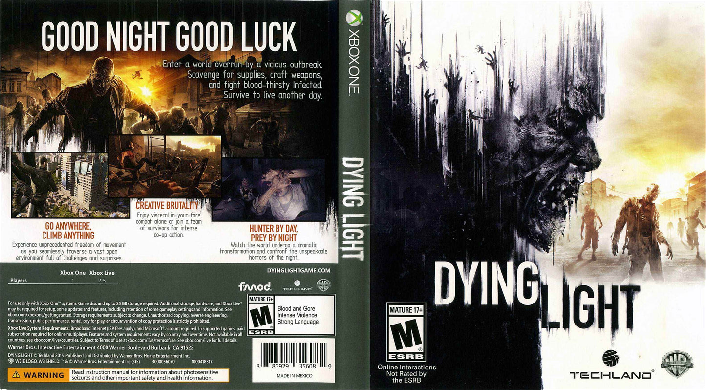 Dying Light Cover Art - WOI Solutions