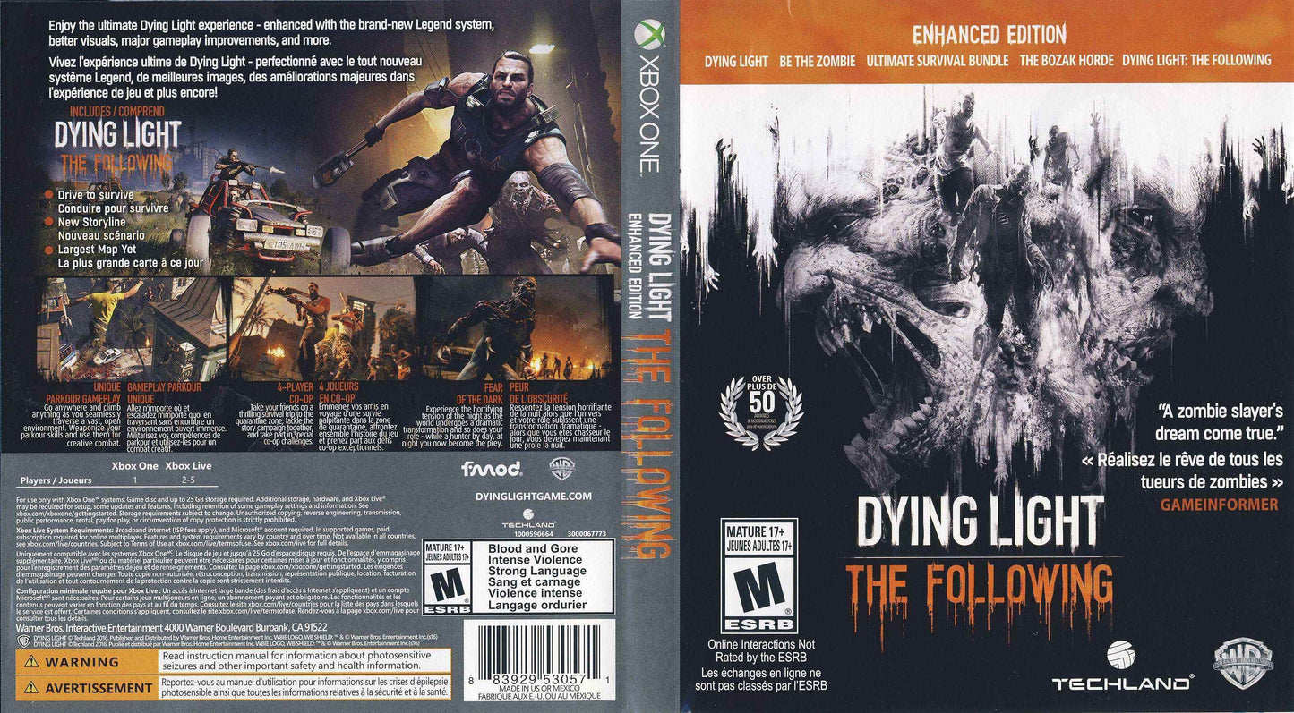 Dying Light The Following Enhanced Edition Cover Art - WOI Solutions