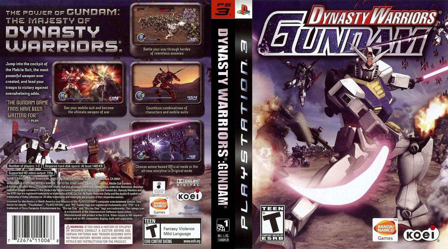Dynasty Warriors Gundam Cover Art - WOI Solutions