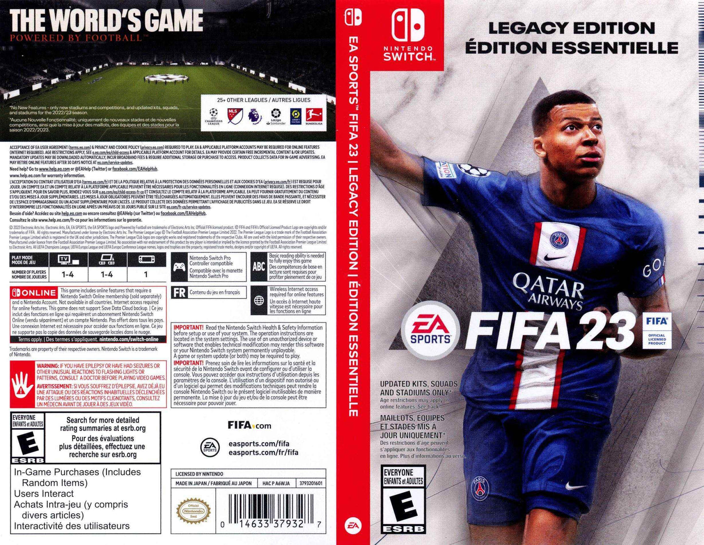 EA Sports Fifa 23 Legacy Edition Cover Art - WOI Solutions