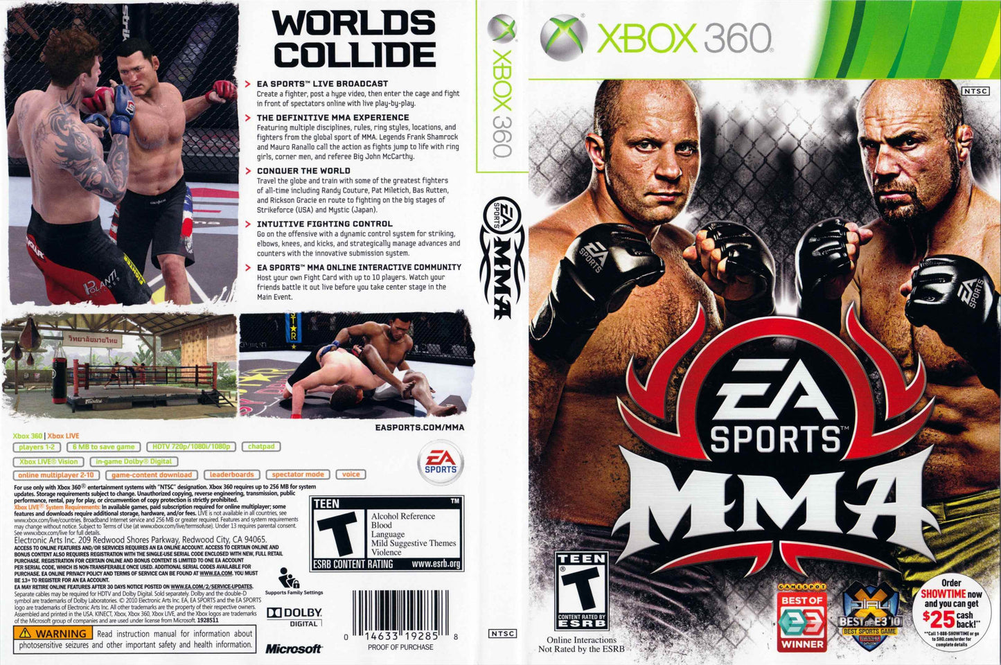 EA Sports MMA Cover Art - WOI Solutions