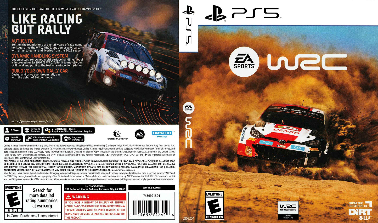 EA Sports WRC Cover Art - WOI Solutions