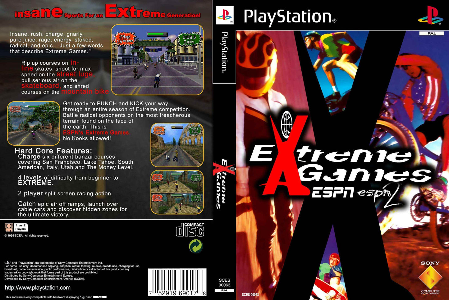 ESPN Extreme Games Cover Art - WOI Solutions