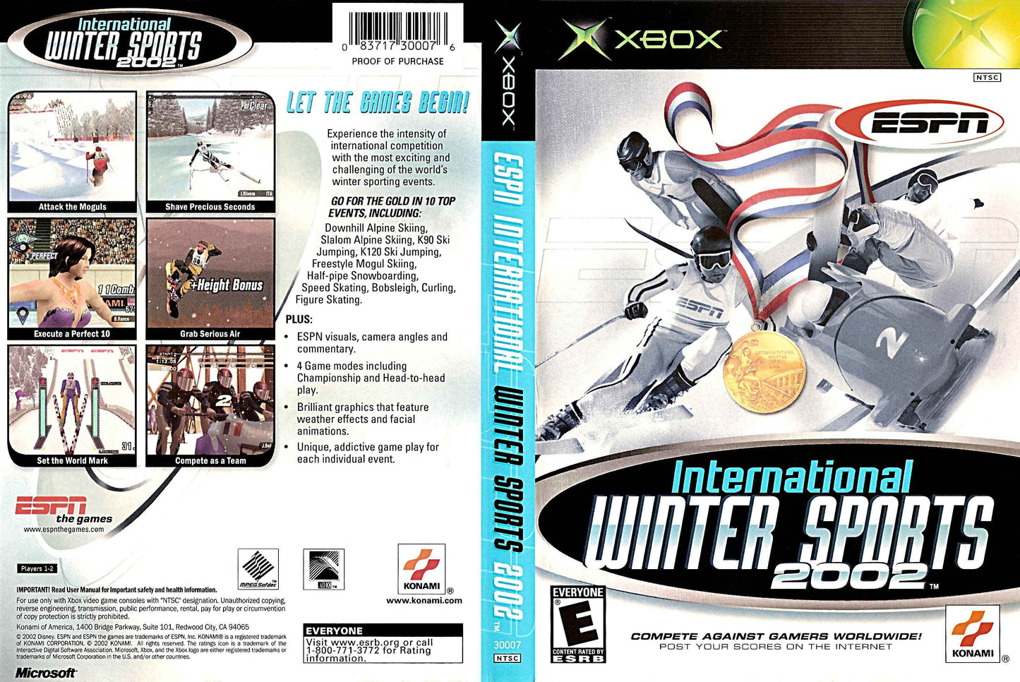 ESPN International Winter Sports 2002 Cover Art - WOI Solutions