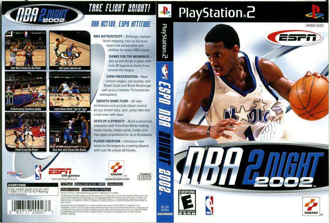 ESPN NBA 2Night 2002 Cover Art - WOI Solutions