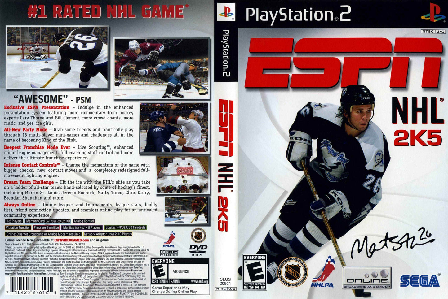 ESPN NHL 2K5 Cover Art - WOI Solutions
