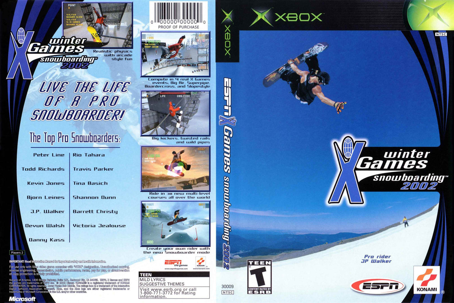 ESPN Winter X Games Snowboarding 2002 Cover Art - WOI Solutions