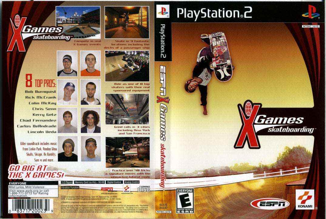 ESPN X Games Skateboarding Cover Art - WOI Solutions