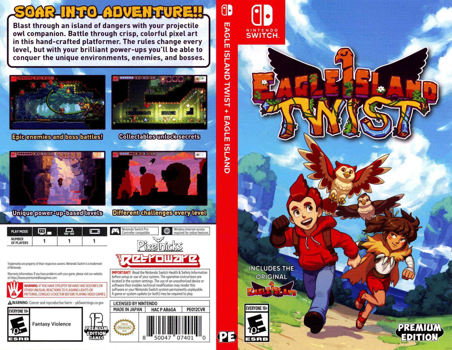 Eagle Island Twist + Eagle Island Cover Art - WOI Solutions