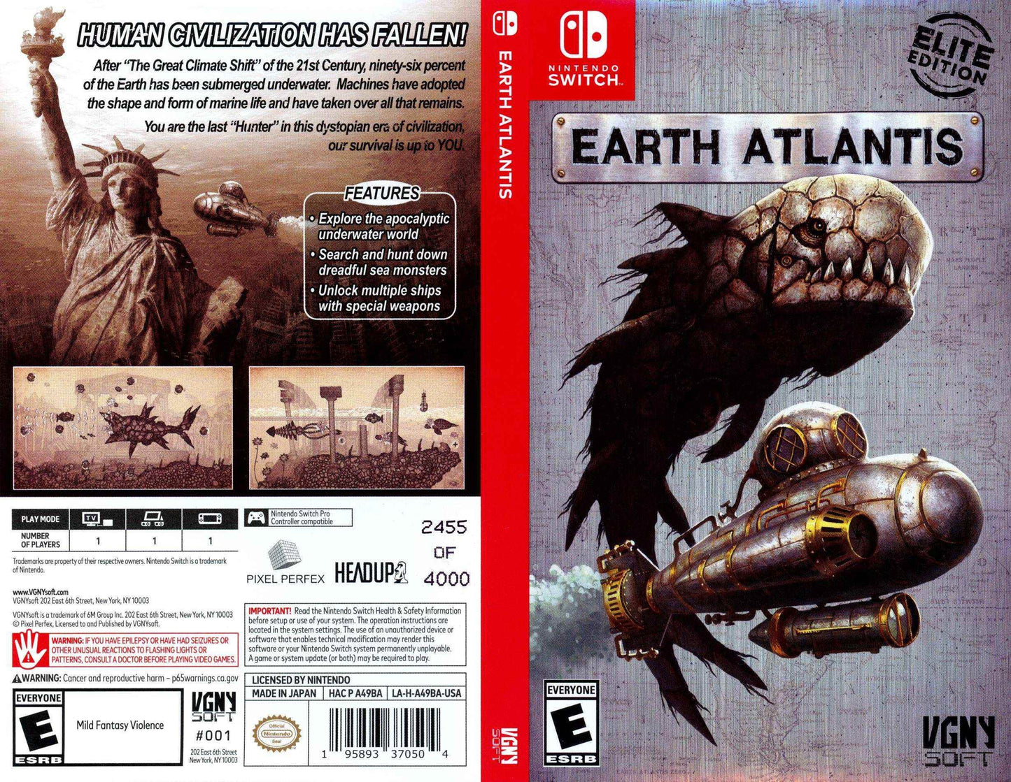 Earth Atlantis Cover Art - WOI Solutions