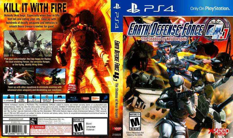 Earth Defense Force 4.1 The Shadow of New Despair Cover Art - WOI Solutions