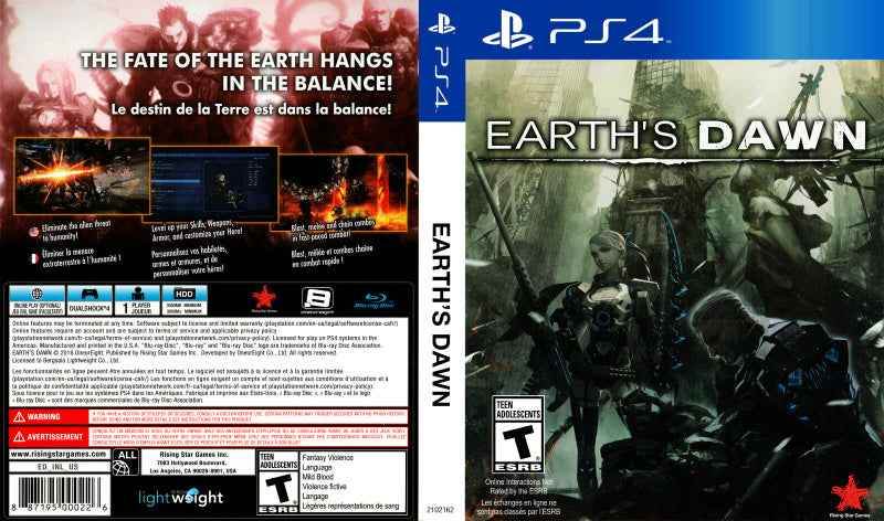Earth's Dawn Cover Art - WOI Solutions